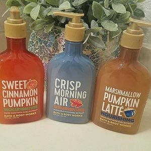 New Bath and body works Fall hand soap lot